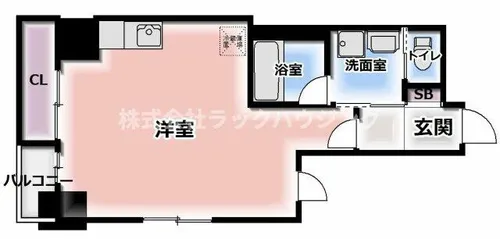 ブランリス古川橋【5階】の間取り