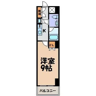 スクエア名駅南【3階】の間取り