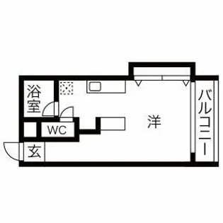 ベルハイム江坂【2階】の間取り