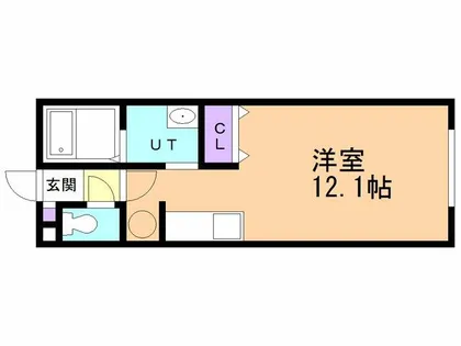 カタラーナ【203号室】の間取り