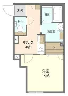 シャーメゾン トップフィールド【102号室】の間取り