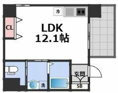 プレシア松崎【2階】の間取り