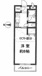 メゾンカンタチオ【206号室】の間取り