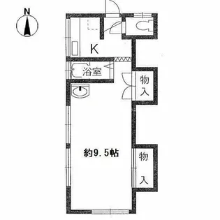 碁盤アパート【2階】の間取り