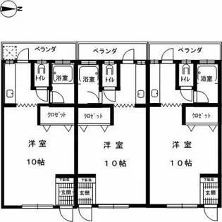 WISTERIA垂水【2階】の間取り