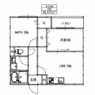 EIJU蒲生4丁目【1階】の間取り
