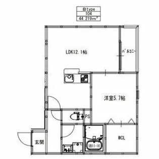 EIJU蒲生4丁目【1階】の間取り