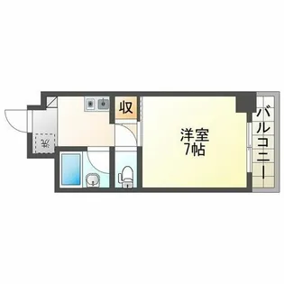 アーバネックス西宮門戸【306号室】の間取り