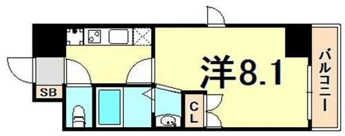 ル・シャンテK【2階】の間取り
