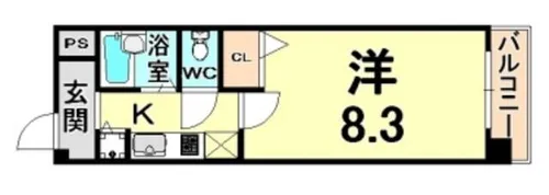 レーヴコート【2階】の間取り