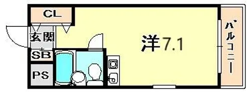 ダイドーメゾン芦屋【3階】の間取り