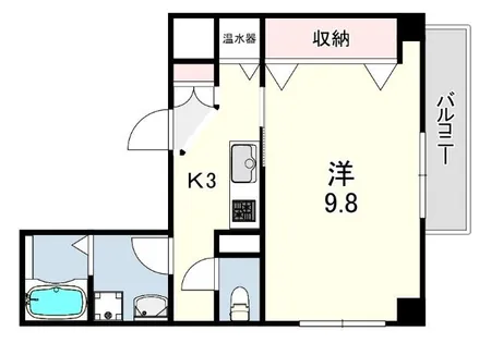 カーサ岡本2丁目【2階】の間取り