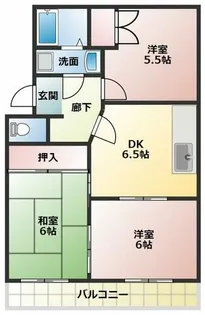 オリオンハイツC【201号室】の間取り