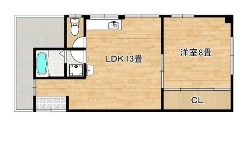 藤原ビル【302号室】の間取り
