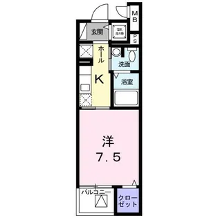 ラシュレ【4階】の間取り
