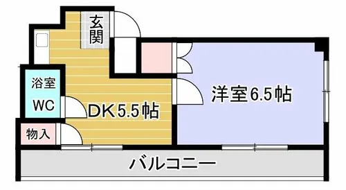 住吉パークハイツ【5階】の間取り