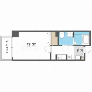 フィオレ立売堀【3階】の間取り