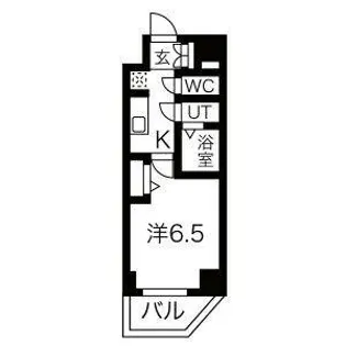 メイクス上前津Ⅲ【10階】の間取り