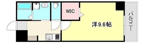 セオリー神戸ドミール【9階】の間取り