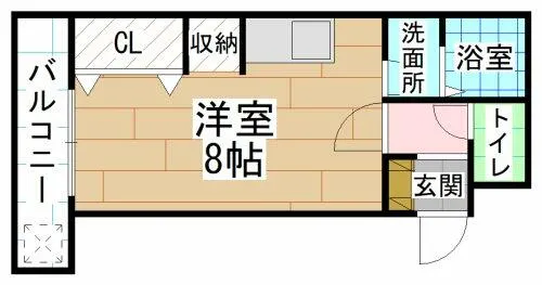 福岡県北九州市八幡西区東鳴水1丁目【マンション】の間取り