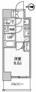 gm難波ウエストD.C.【2階】の間取り