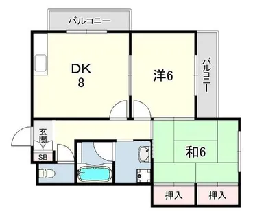 エボニーグローブ【1階】の間取り