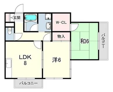 エボニーグローブ【1階】の間取り
