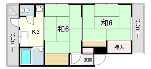 佐藤コーポ【2階】の間取り