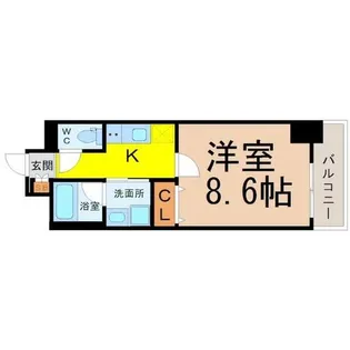 リ・ブラン東別院【6階】の間取り