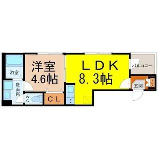 Mint Terrace(ミントテラス)【1階】の間取り