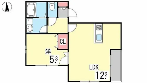 兵庫県神戸市東灘区御影本町3丁目【アパート】の間取り