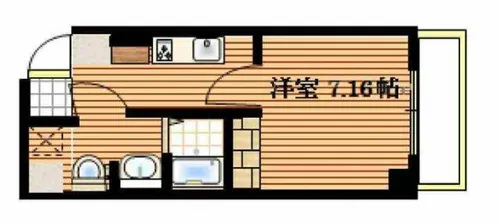 ロイヤルコート立売堀【5階】の間取り