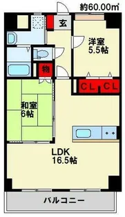 アヴァンセ陣原駅前【4階】の間取り