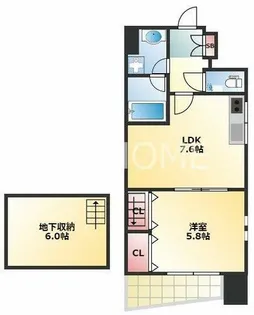 ZEUS月光【2階】の間取り