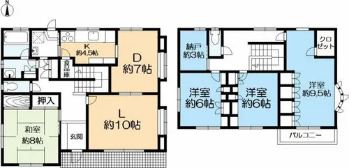 兵庫県三田市あかしあ台5丁目【一戸建】の間取り