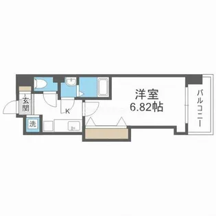 Luxe難波西Ⅱ【7階】の間取り