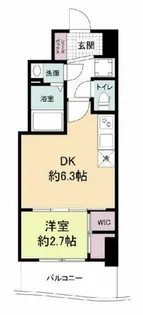 セレニテ桜川駅前プリエ【8階】の間取り