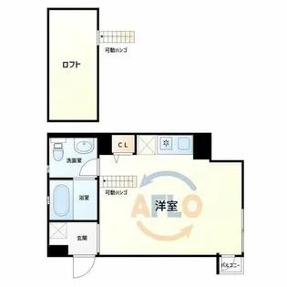 セレブコート朝潮橋【4階】の間取り