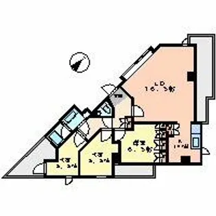 NS21やごと【1階】の間取り