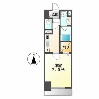 リベルティア【9階】の間取り