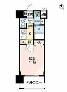 サヴォイスタジオスイーツ【11階】の間取り