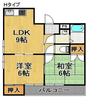 ウィステリア墨江【4階】の間取り