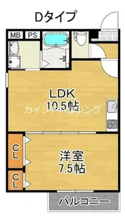 フジパレス住之江通Ⅱ番館【2階】の間取り