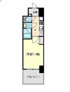 エスライズ神戸三宮山手通弐番館【15階】の間取り