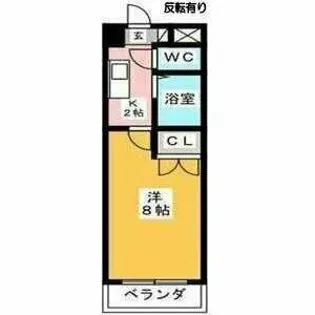 セントラルコート八田【5階】の間取り