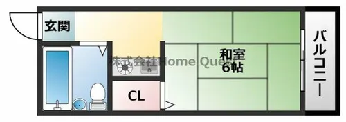 メゾンウエダ【2階】の間取り