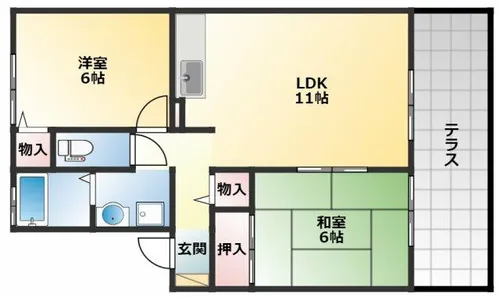 ファミーユメゾン【2階】の間取り