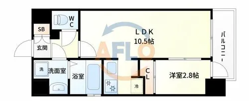 グランフェリーチェ・ナイン【5階】の間取り