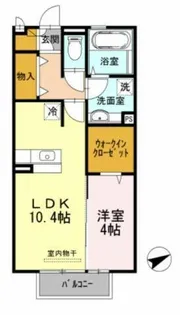 セントラルセジュール【1階】の間取り