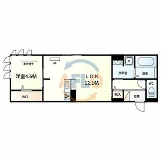SinfariaYUZATOB棟【1階】の間取り